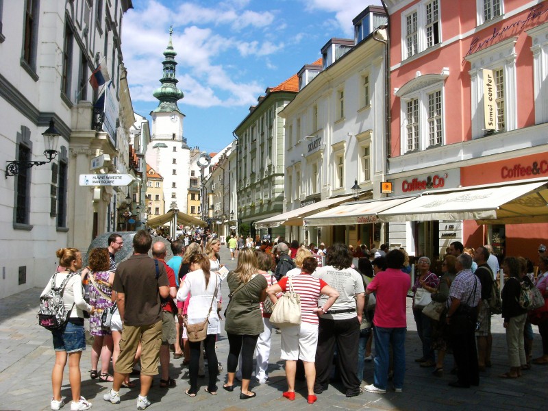 Bratislava turisti centar grada